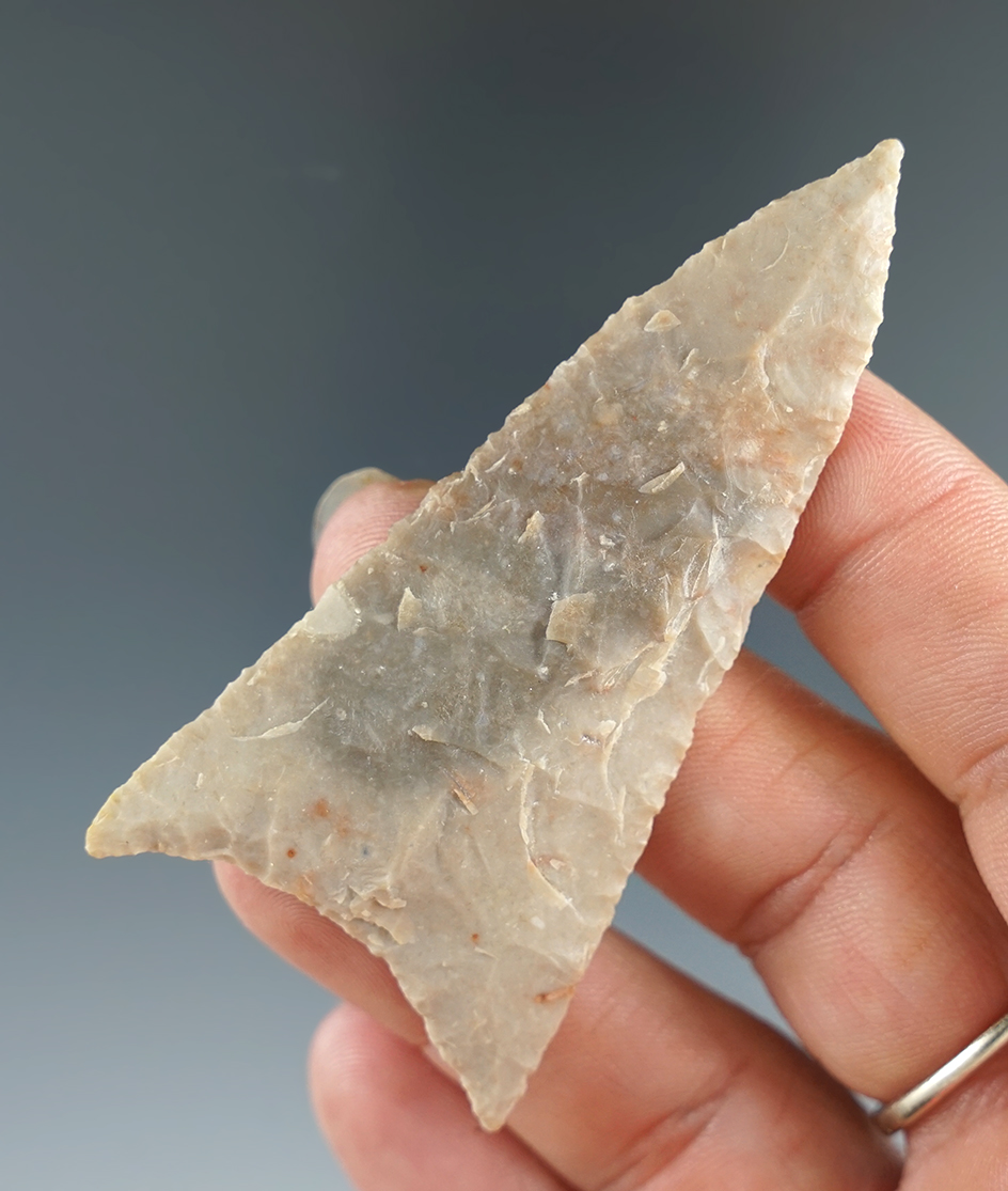 2 7/8" Darl Knife found in Gillespie Co., Texas. Ex. Al Kennedy Collection. Rogers COA.