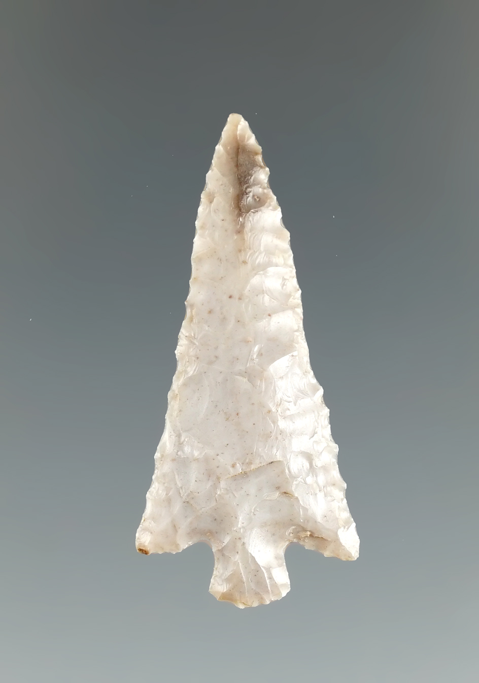 1 1/2" Columbia Plateau that is nicely made. Found at the Richard Sawyer Site, Columbia River.