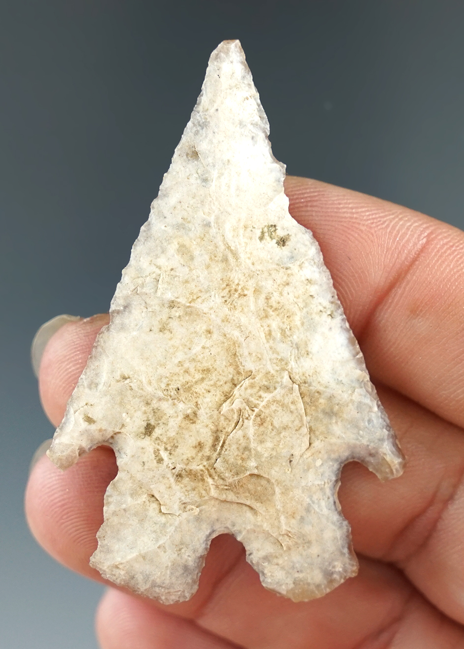 Heavily patinated 2 3/16" Montell made from high quality material found in Texas.