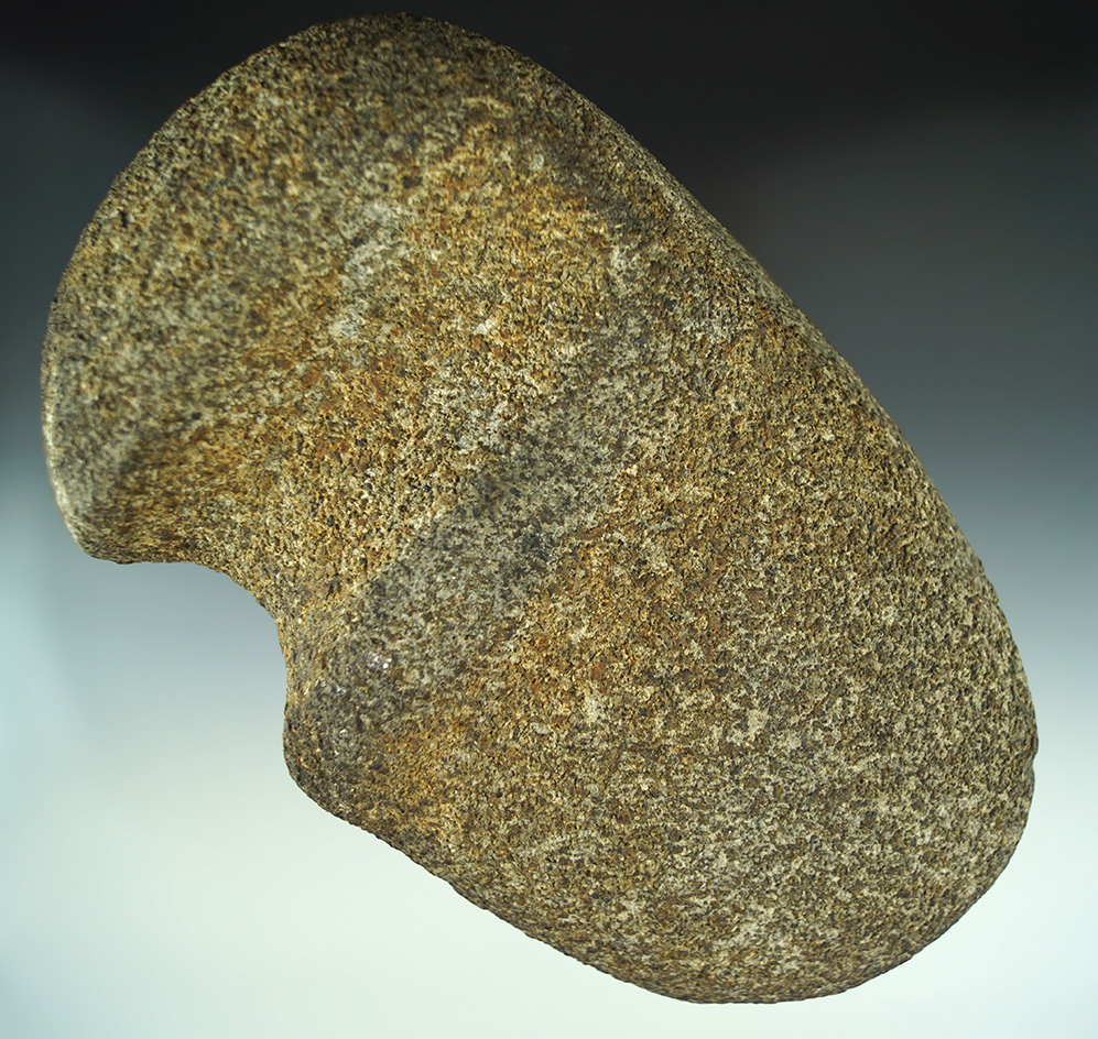 Large! 7 3/4" long 3/4 grooved Axe found in Ohio.