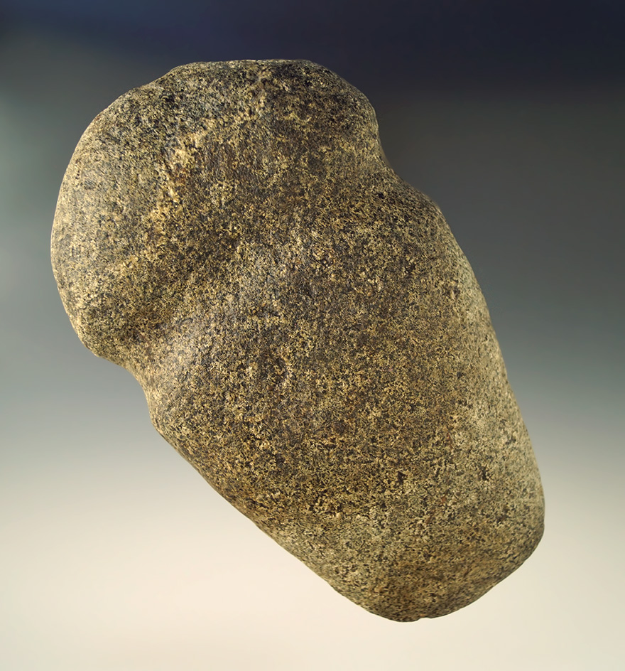 Large 6 5/8" full grooved Axe found in Allen Co.,  Ohio.