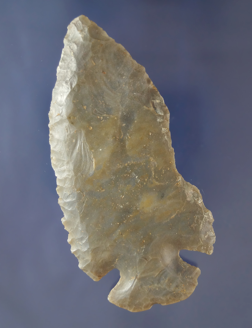 3 3/8" Notched Base Hornstone Dovetail with a spoke shave in the side and minor restoration