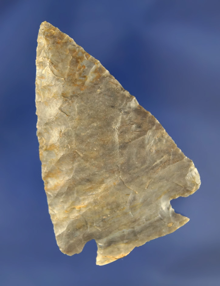 classic style Decatur Fracture Base - 2 3/4" long - Ross  Co., Ohio made from Coshocton flint.