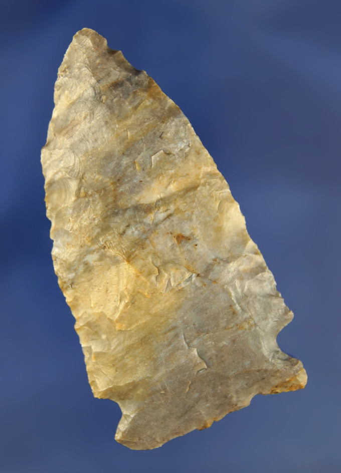 3 1/16" Meadowood found in Richland Co., Ohio by Mr. Barr. Ex. Sam Speck collection.