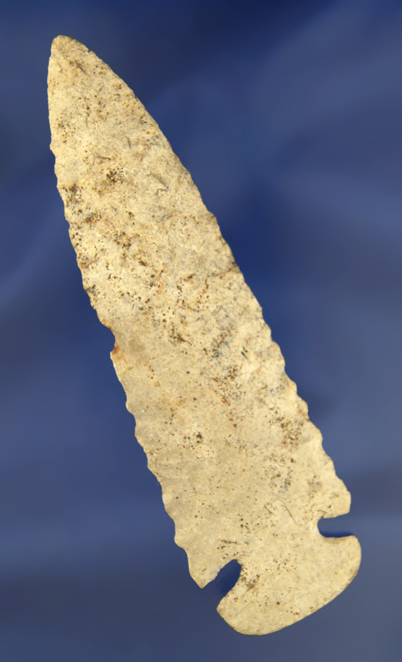 5 1/4" large Archaic Dovetail that is nicely patinated.  Old writing  "Earl Warren 1909". Found in O