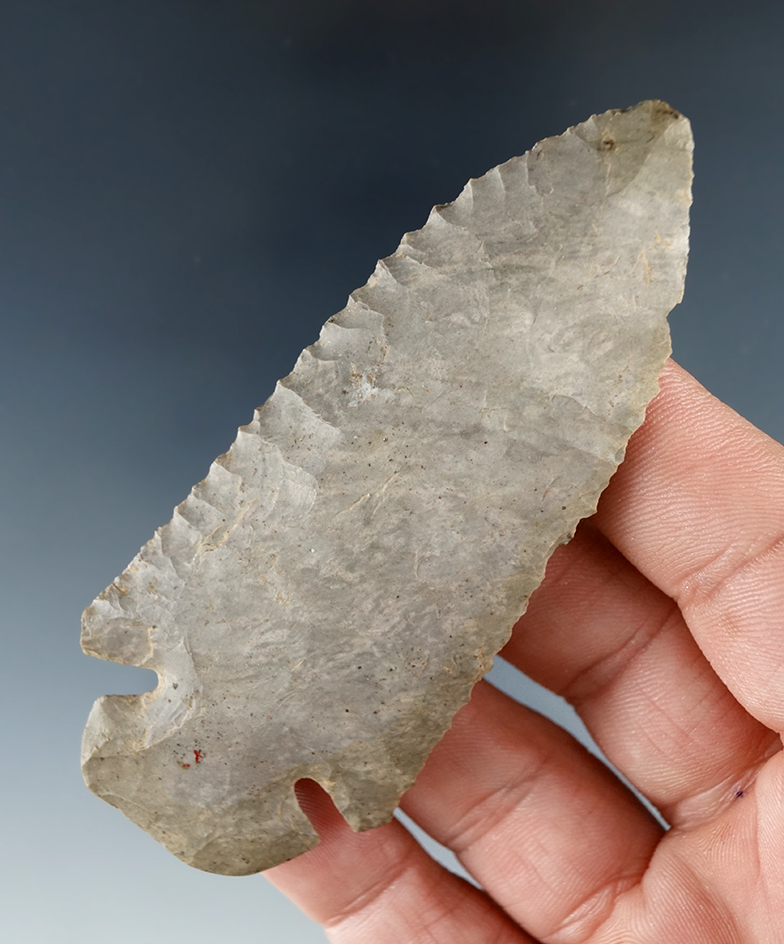 3 7/16" Dovetail that is very well made with a "hip roof" styled base found in Lyon Co., Kentucky.