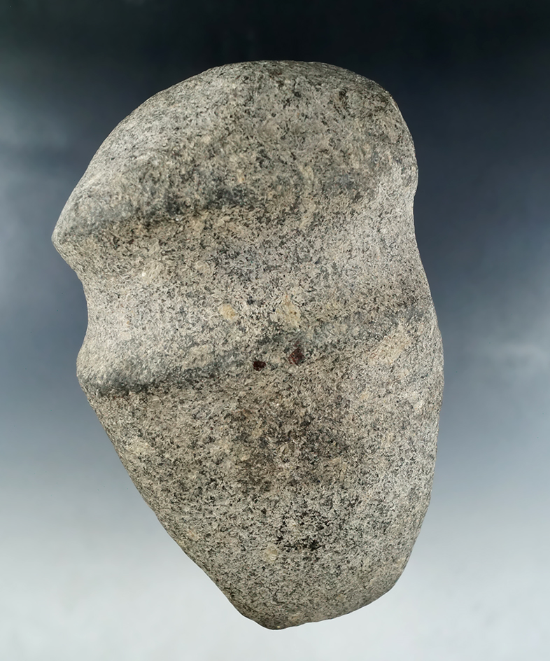 7 3/8" Hardstone 3/4 Groove Axe found in Ohio.
