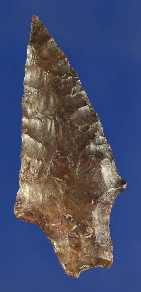 1 15/16" with nice flaking and good patina, found near the Columbia River.