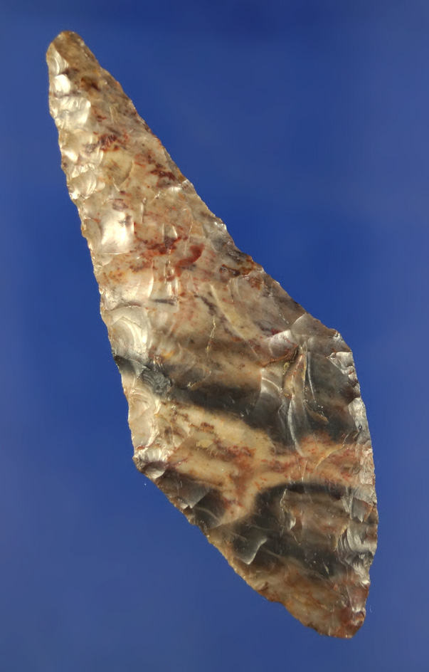 3 3/8" Wahmuza Knife made from beautiful multicolored Jasper found near the Columbia River.
