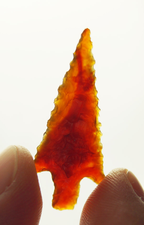 1 1/4" Rose Springs made from beautiful Carnelian Agate that is semi translucent Oregon