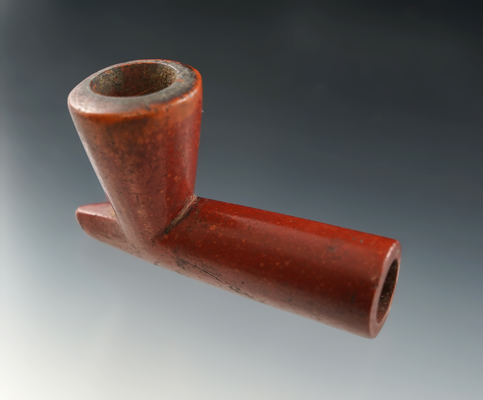 Very nice 3" circa 1800's Catlinite Pipe in excellent condition.