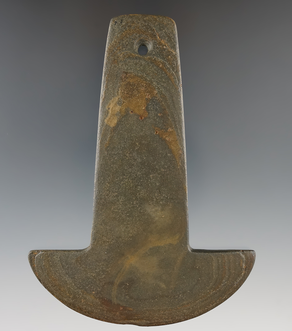 4 5/8" x 3 3/8" Anchor Pendant found in Meigs Co., Ohio. Ex. Sam Speck.