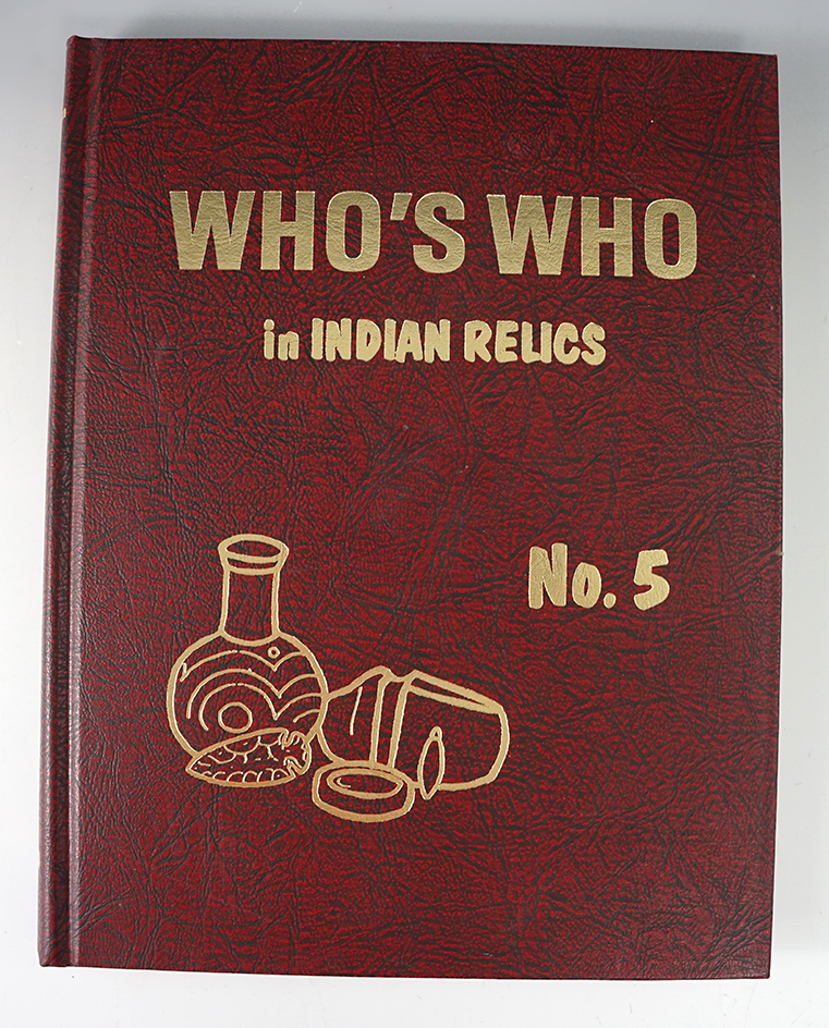 Hardcover Book: Who's Who in Indian Relics #5 in very good condition.