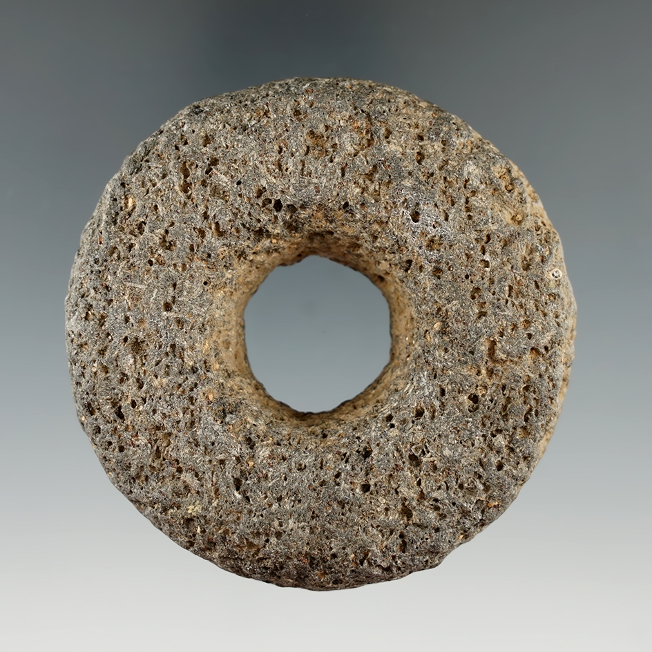 2 7/8" Pre-Columbian Mace Head found in Meso-America.