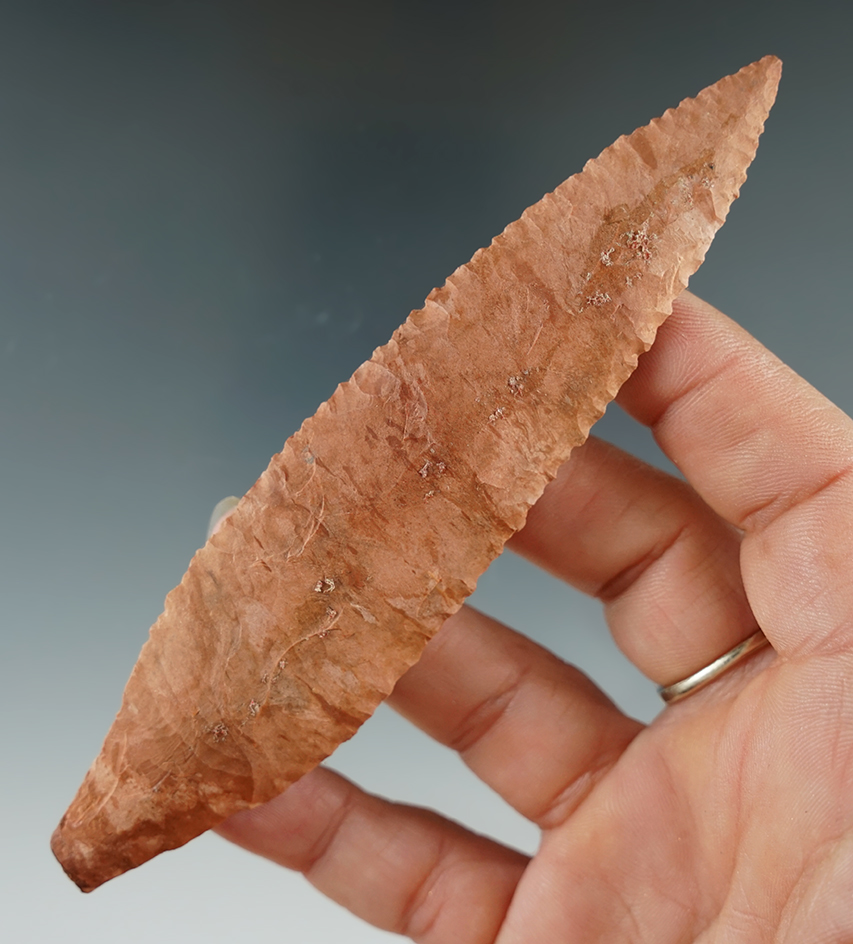 4 15/16" Little Bear Creek found in Hardin Co., Tennessee. Comes with a Williams COA.