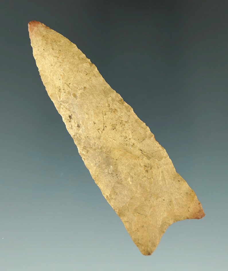 3 13/16" Plainview found in Ballard Co., Kentucky. Comes with a Dickey COA.