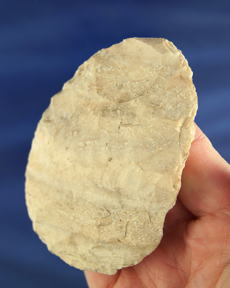 3 3/8" Archaic Blade found in Fairfield Co., Ohio.