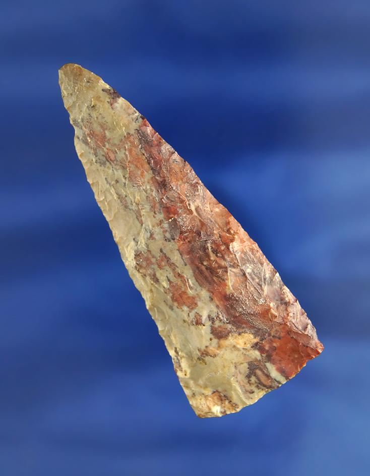 Beautiful color! 2 7/8" Triangular Knife found near the Columbia River.