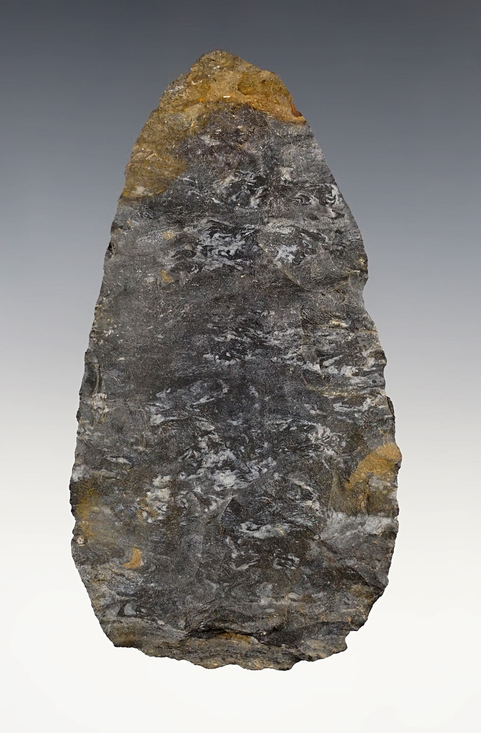 4" Cache Blade made from Coshocton Flint.  From the 1898 Holmes County Cache!