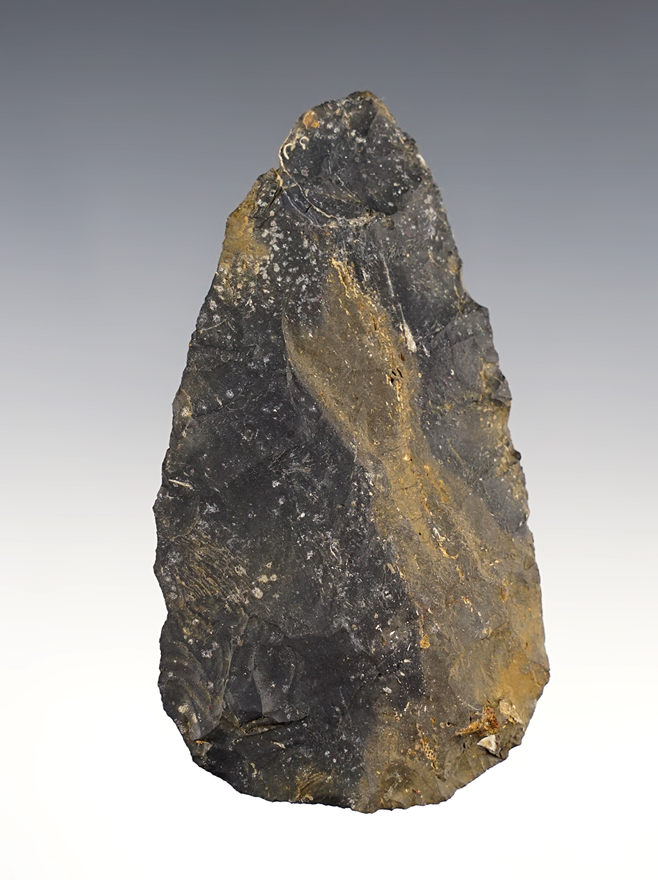 3 11/16" Cache Blade made from Coshocton Flint.  From the 1898 Holmes County Cache!