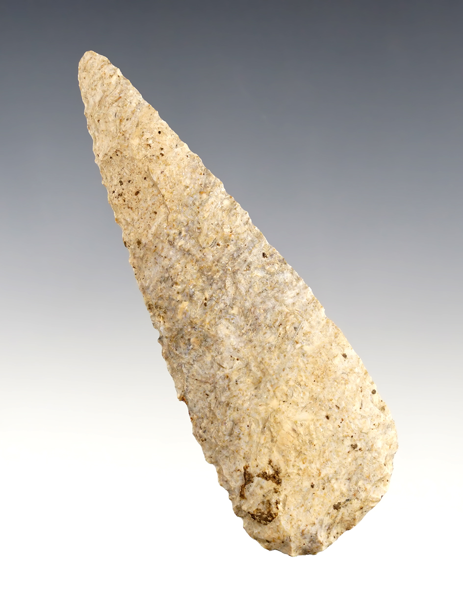 3 15/16" Coshocton Flint Cobbs Blade found in Clermont Co., Ohio. 