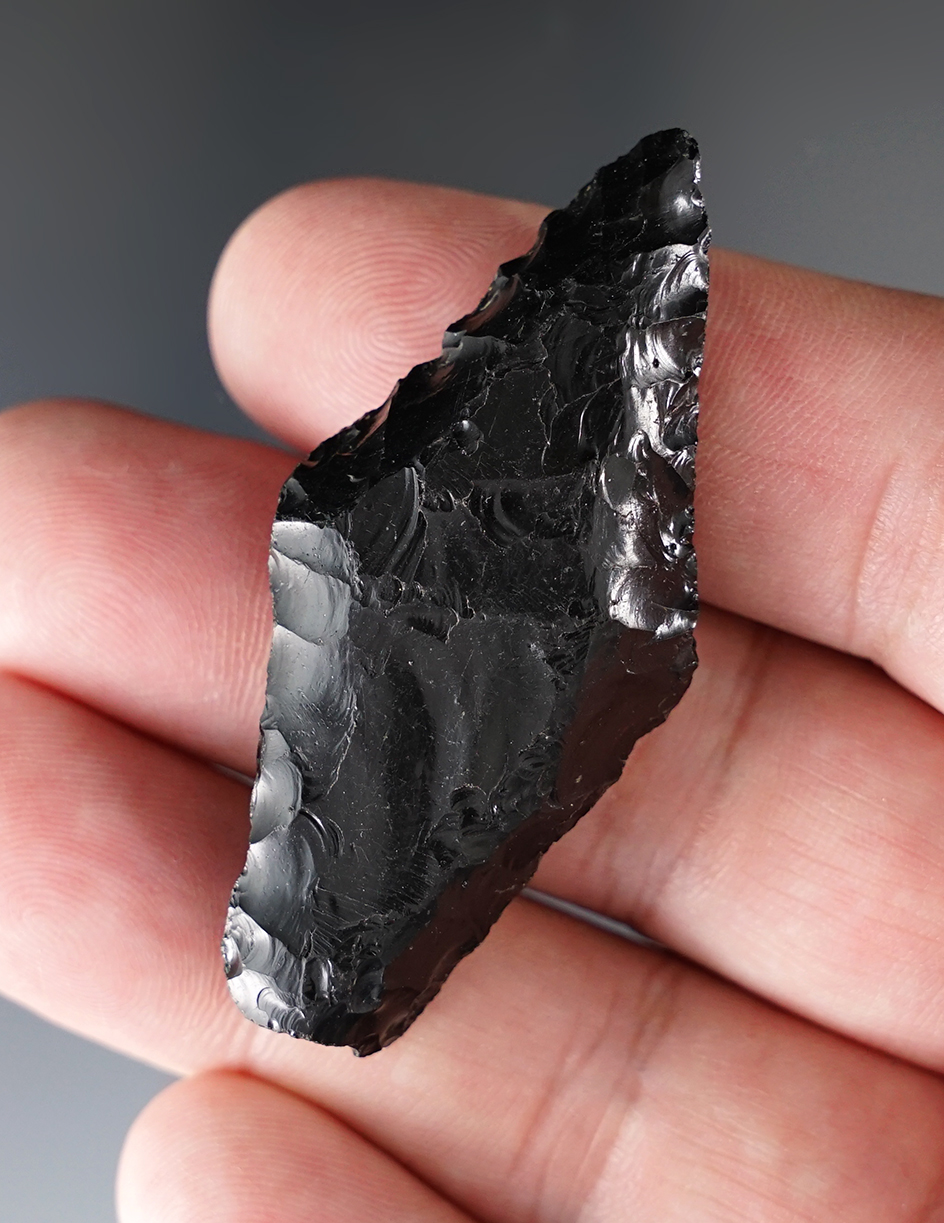 2 3/16" beveled knife found in Lake County Oregon.