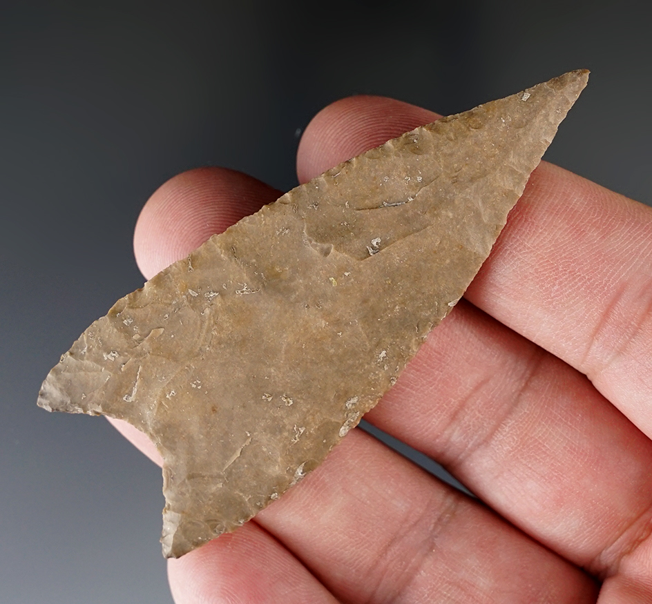 3" Kinney Knife in excellent condition with exceptional flaking, found in Kerr Co., Texas. Rogers CO