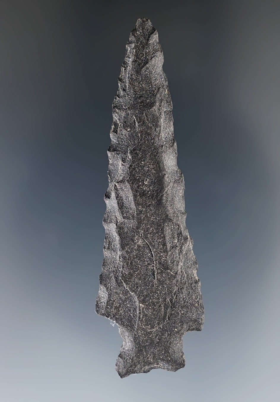 2 5/8" Cold Springs is nicely styled from Basalt. Found in Oregon.