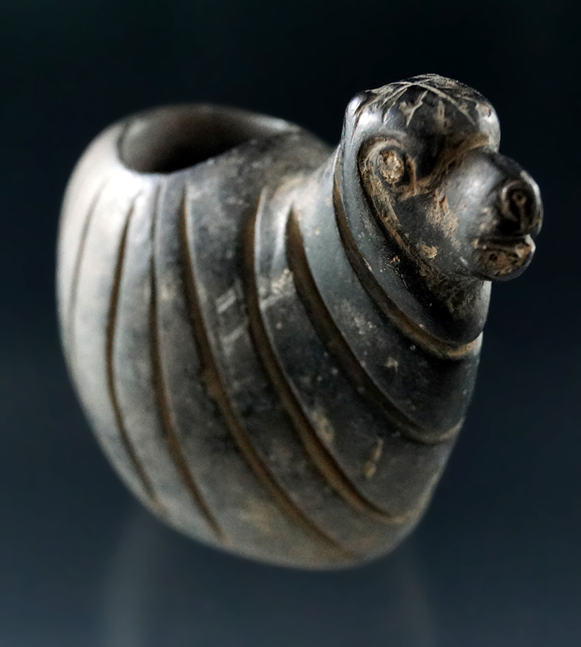 Highly detailed 3" wide Hardstone Inca llama Conopa found in Peru.