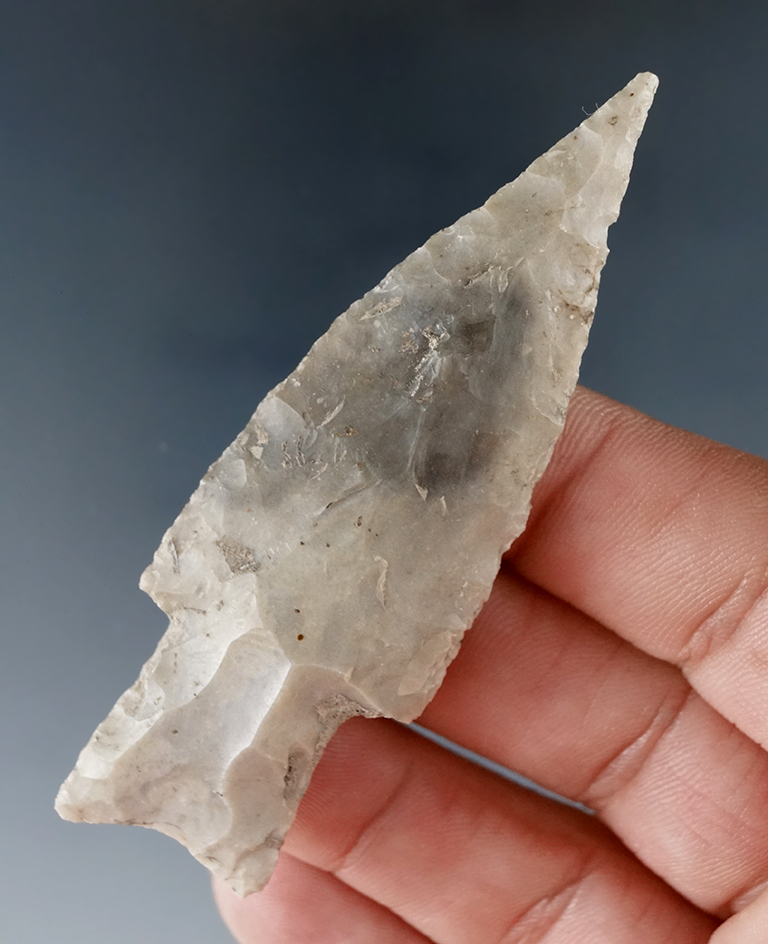3 1/16" Uvalde point found in Texas.