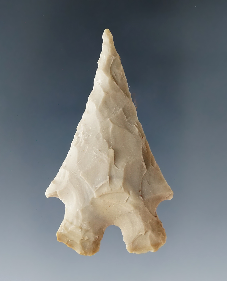 Well styled 2 1/8" Montell point found in Texas.