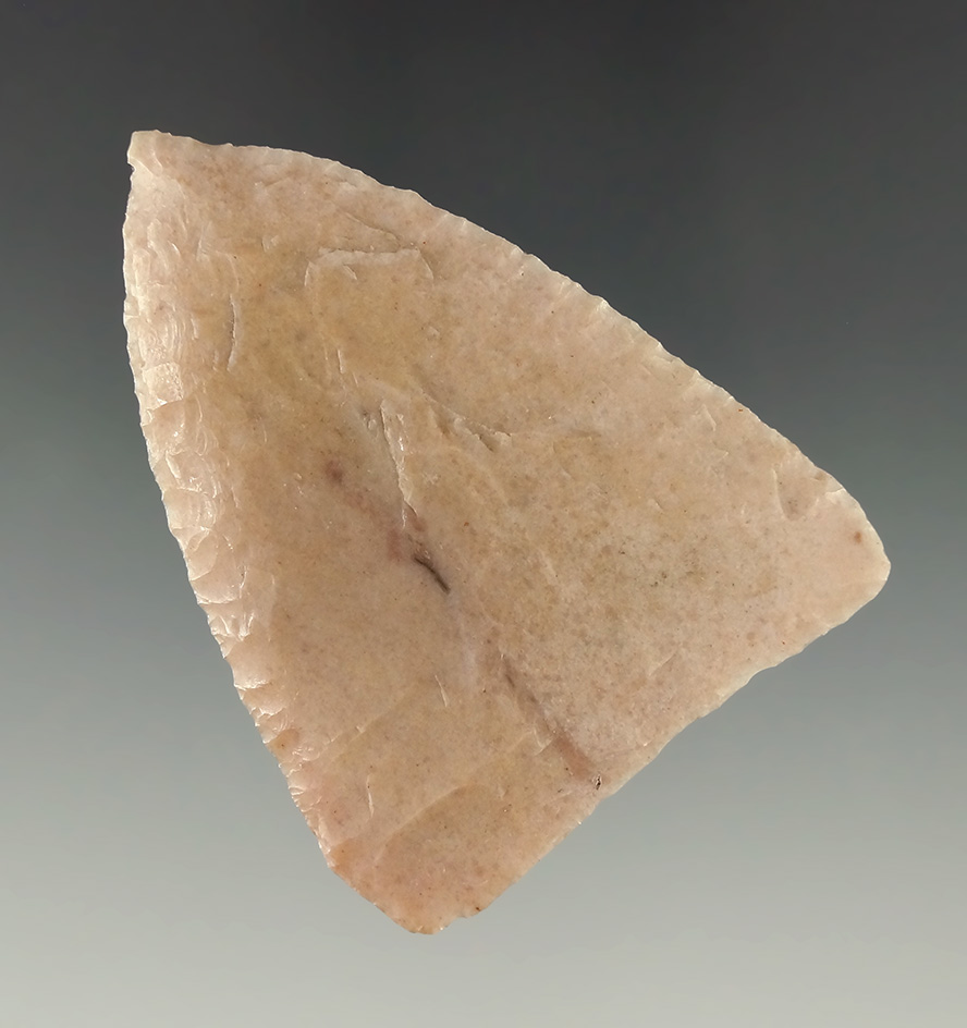 Outstanding flaking on this 2 1/2" Kinney Knife found in Texas.