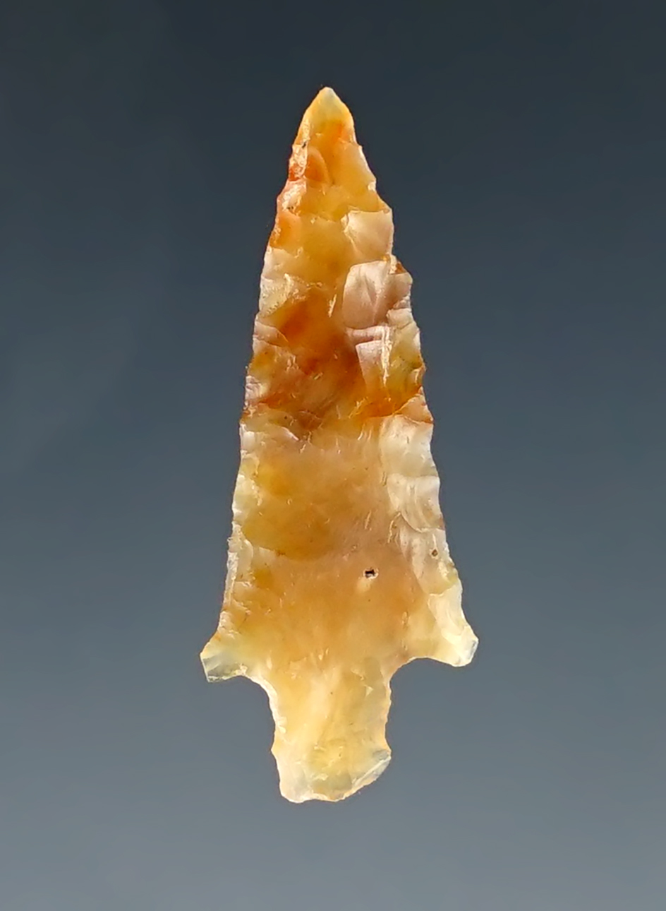15/16" Dagger point made from quality agate found near the Columbia River.