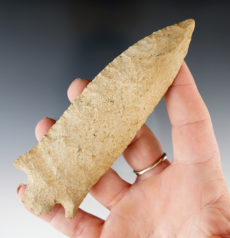 4 15/16" Etley knife found in Illinois.