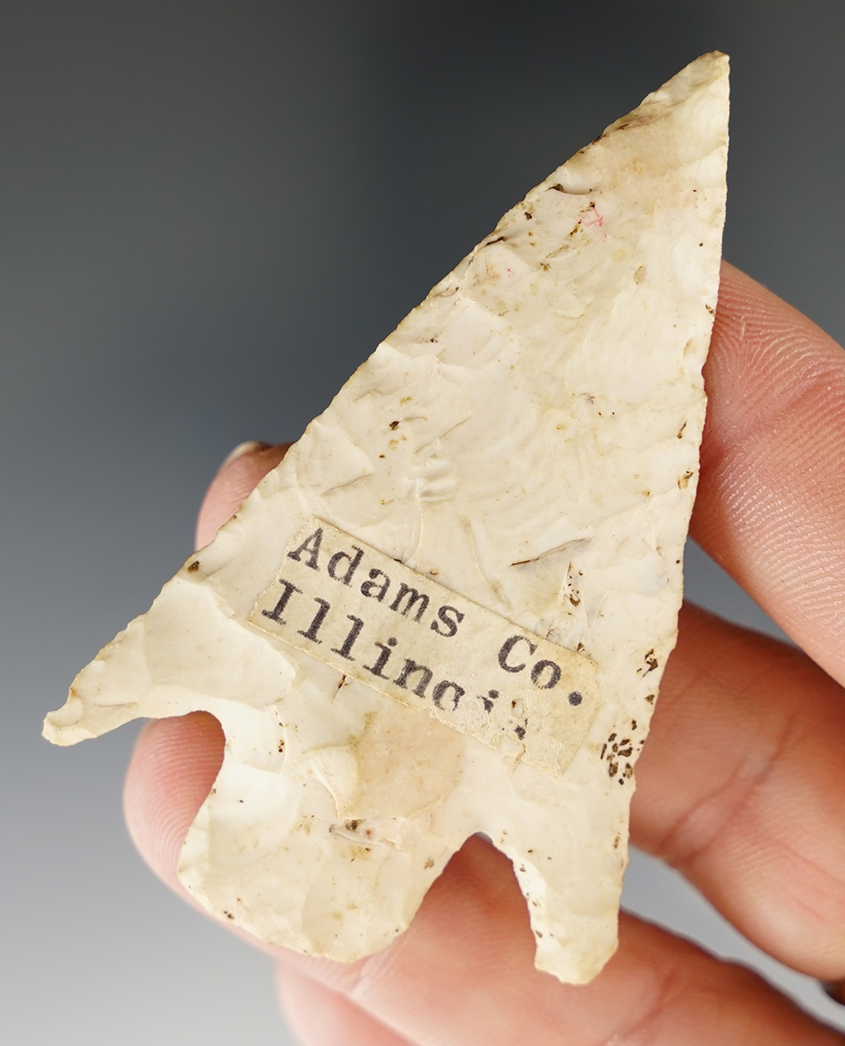 2 5/8" Apple Creek found in Adams Co., Illinois.