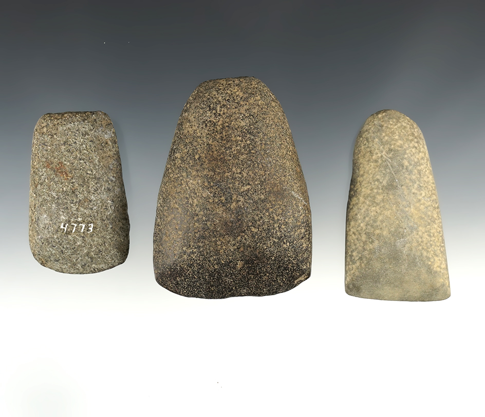 Set of three Midwestern Celts in very nice condition. Largest is 3/4".