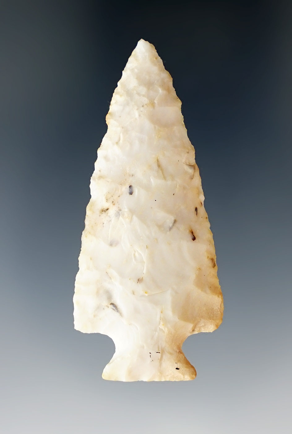 Thin and well styled 2 1/8 " Table Rock point found in Pike Co., Illinois.