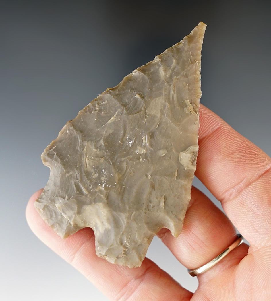 2 7/8" Montell found in Real Co., Texas by James Terrell. Comes with a Rogers COA.