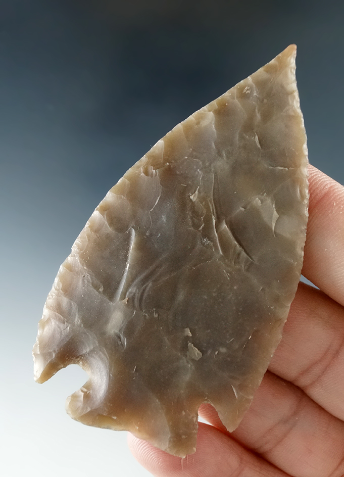 Excellent craftsmanship and needle tip 2 15/16" Marshall point - Kerr Co., Texas. Rogers COA.