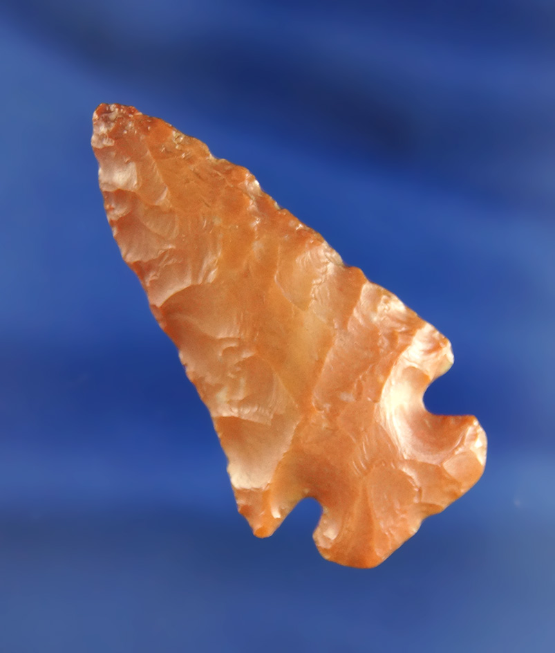 Flint Ridge Flint miniature Dovetail found in Perry Co.,  Ohio.