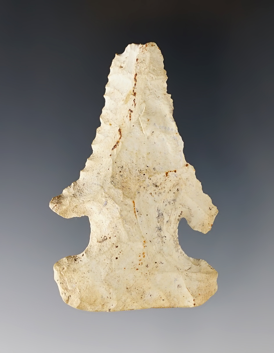 Heavily resharpened 2 1/2" Ohio Thebes Point.