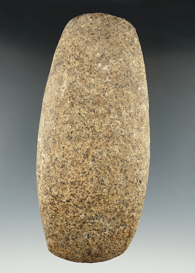 5 11/16" well styled hardstone Celt found in Jefferson Township, Richland Co., Ohio