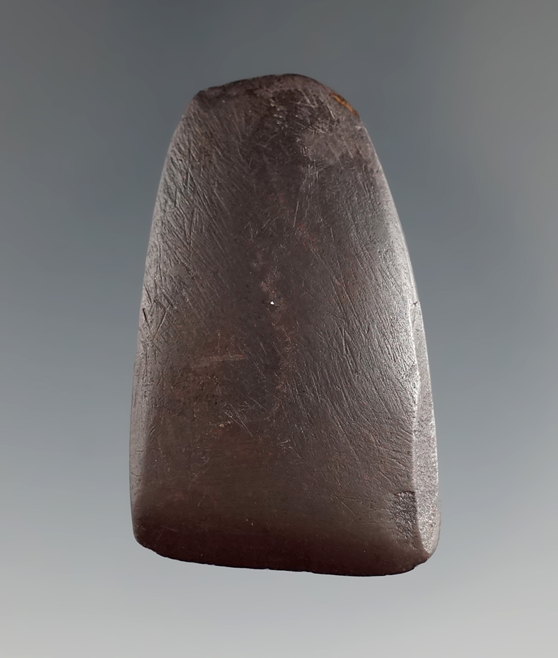 1 3/4" miniature Celt made from hematite found in Ohio.