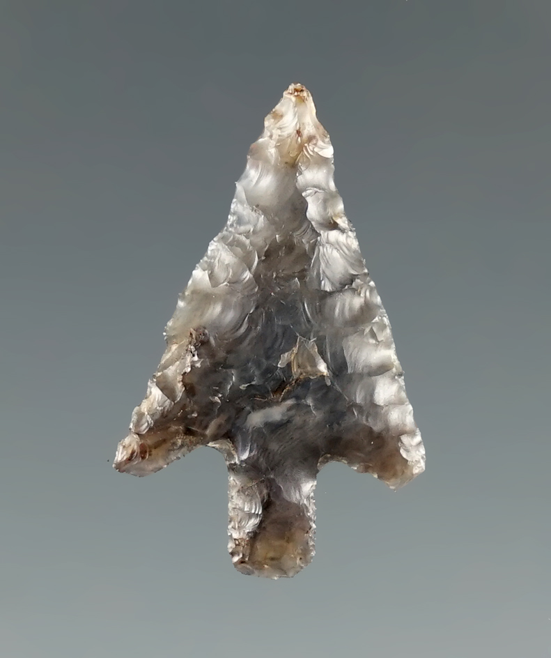 15/16" Walulla - beautiful translucent blue agate found near the Hood River, Oregon.