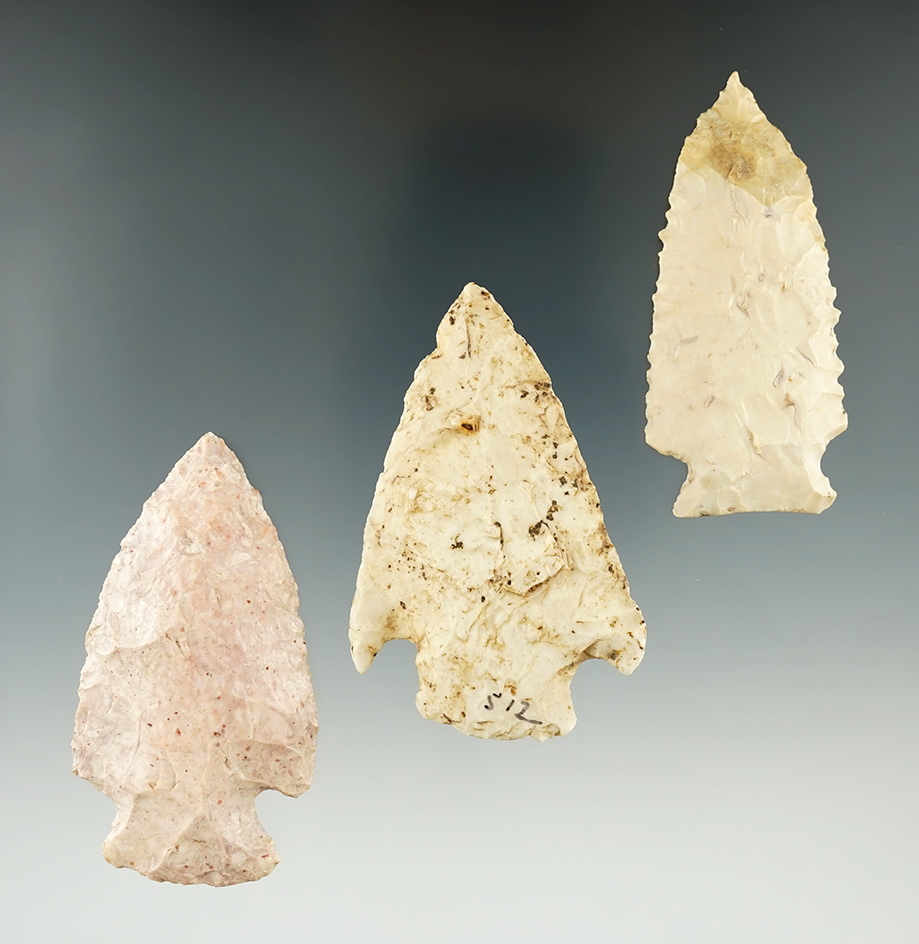 Set of three Missouri Knives, largest is 2 11/16".