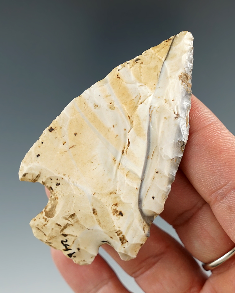 2 7/8" Stemmed Knife found in Missouri between 1945-1956. Ex. Jason Hanna.