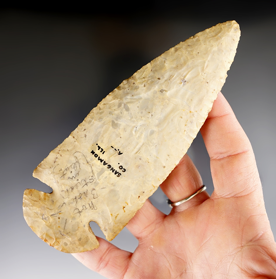 G 10! 5 3/16” Classic style Dovetail in excellent condition. Found in Sangamon Co., Illinois.