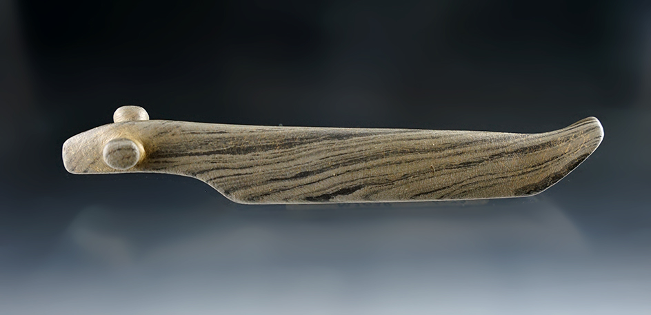 Sale Highlight! 5 7/8" Long Pop-Eye Birdstone found in Oswego Co., New York.