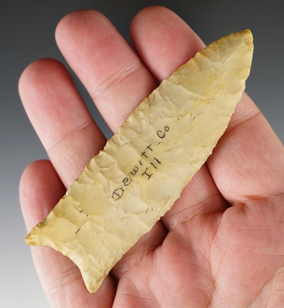 3 3/4" Plainview found in Illinois.