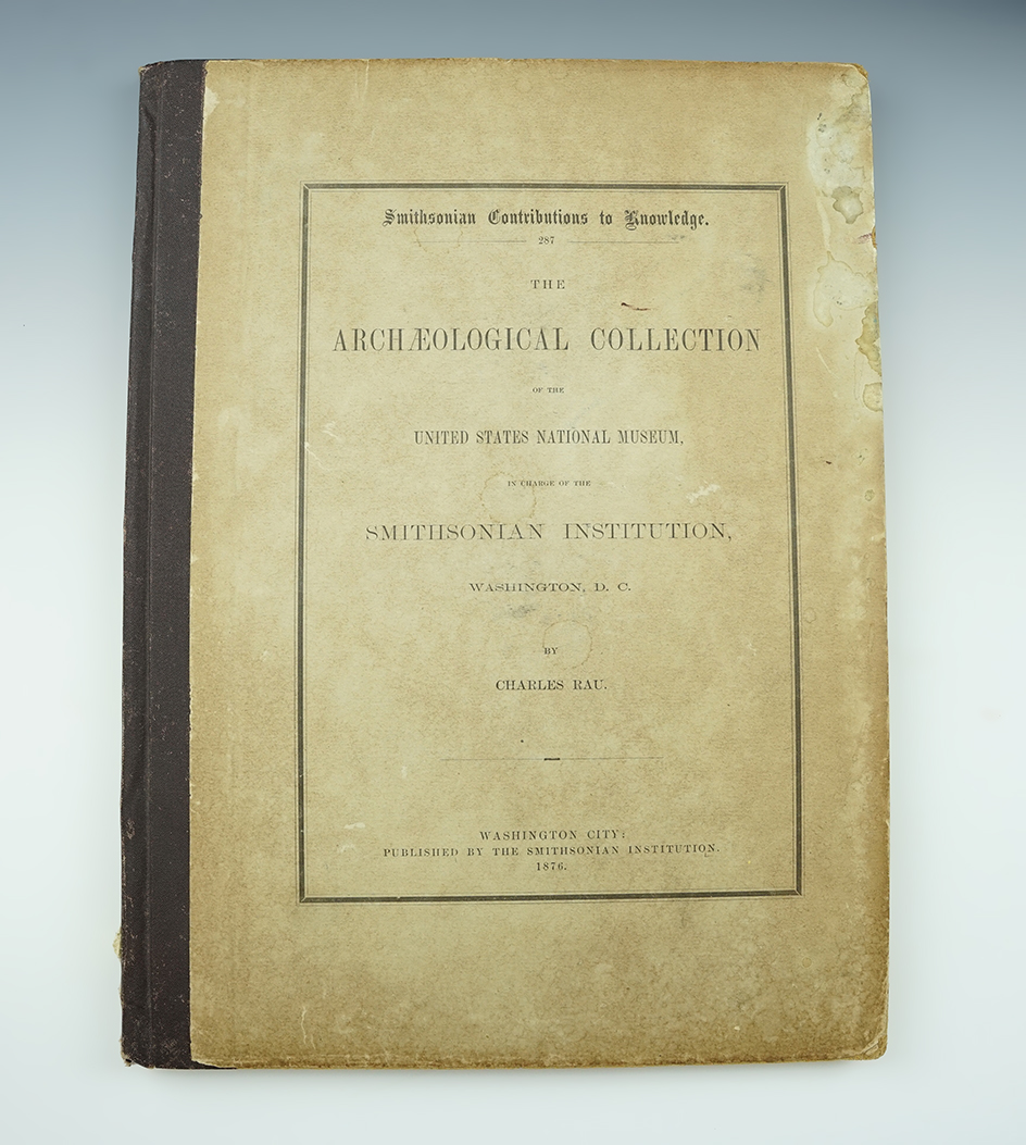 1876 book! "The Archaeological Collection of the United States Museum Smithsonian Institution"